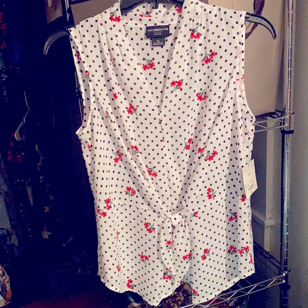 Liz Claiborne career petite dress top.  NWT.